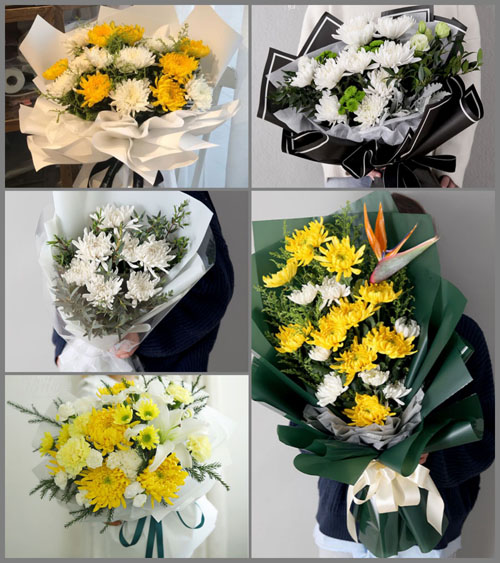 河北石家庄新乐市承安镇白事花束代送